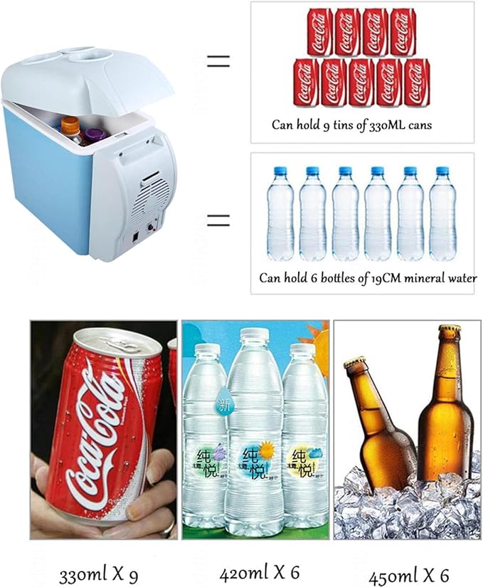 REFRIGERADOR PORTÁTIL PARA AUTO MODO FRIO O CALOR + CORREA Y CARGADOR DE REGALO