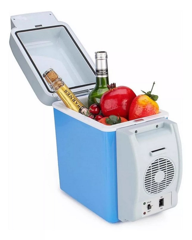 REFRIGERADOR PORTÁTIL PARA AUTO MODO FRIO O CALOR + CORREA Y CARGADOR DE REGALO